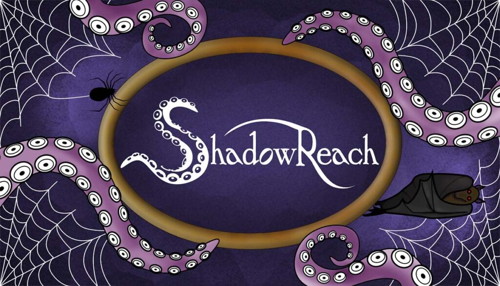 ShadowReach Marketing, a website with a gothic aesthetic